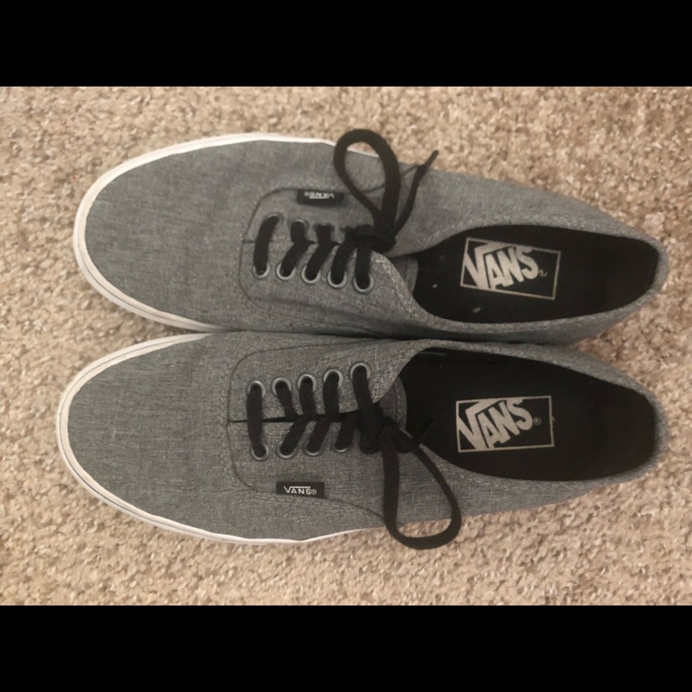 Like New Gray Vans